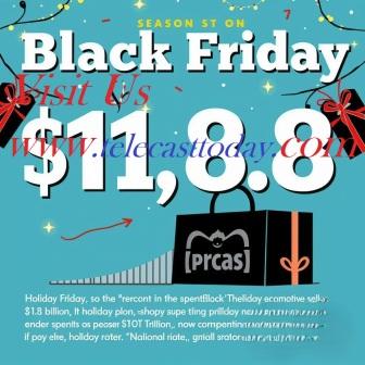 इस साल  छुट्टियों के मौसम में ब्लैक फ्राइडे पर रिकॉर्ड खर्च: अमेरिका में ऑनलाइन बिक्री 11.8 बिलियन डॉलर तक