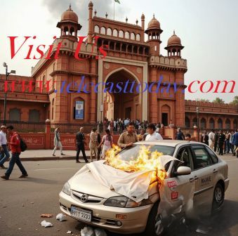 दिल्ली के लाल किले के पास कार विस्फोट: 8 लोग मरे  और 20  घायल