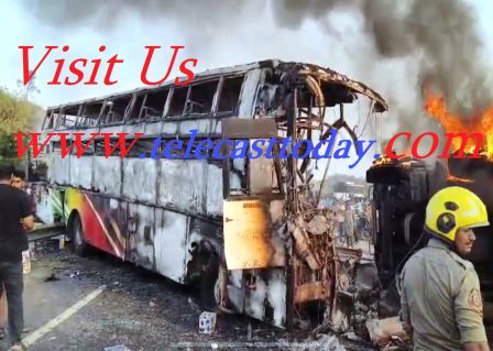 आंध्र प्रदेश के मार्कपुरम जिले में हुई सड़क दुर्घटना