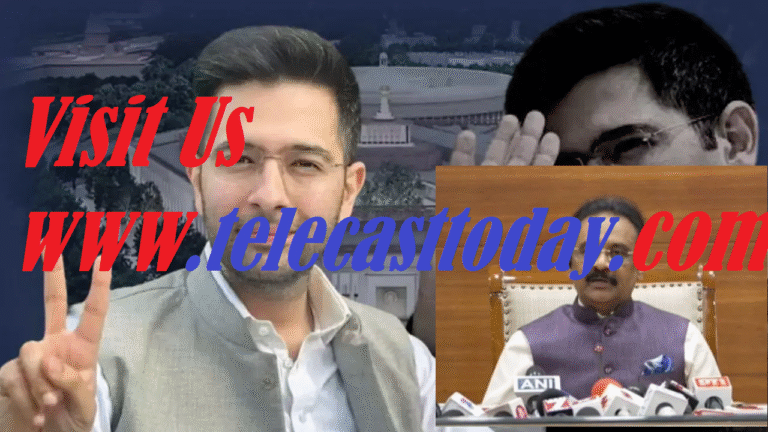 राघव चड्ढा को राज्यसभा में उप नेता के पद से अवमुक्त: आम आदमी पार्टी