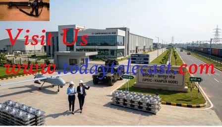 उत्तर प्रदेश डिफेंस इंडस्ट्रियल कॉरिडोर के विभिन्न नोड्स के तहत रक्षा विनिर्माण कंपनियों को 1,142 हेक्टेयर भूमि आवंटित