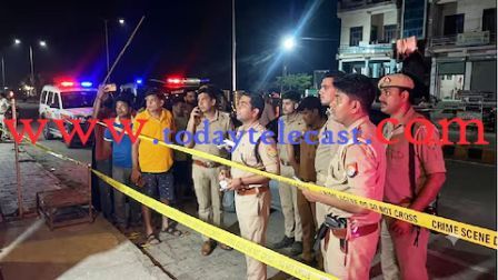 उत्तर प्रदेश के फर्रुखाबाद में इटावा-बरेली हाईवे : बदमाशों ने युवक को पत्नी और बच्चों के सामने गोली मार कर हत्या
