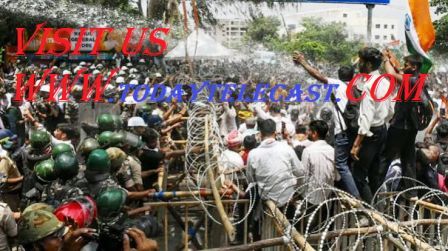 JSSC और JPSC परीक्षाओं में कथित अनियमितताओं व पेपर लीक के खिलाफ  झारखंड छात्र आंदोलन: रांची में प्रदर्शन, 40 छात्र हिरासत में, 14 पुलिसकर्मी घायल।